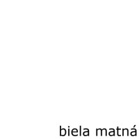 biela matná