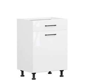 TOP LINE biela D1S60, dolná skrinka so zásuvkou v šírke 60 cm