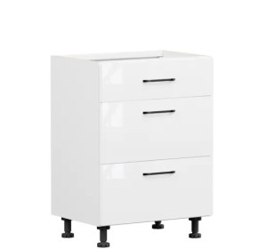 TOP LINE biela D3S60, dolná zásuvková skrinka v šírke 60 cm