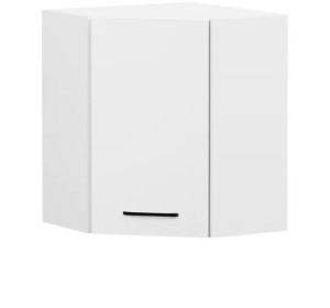 TOP LINE biela GNWU60/72, horná rohová skrinka v šírke 60 x 60 cm