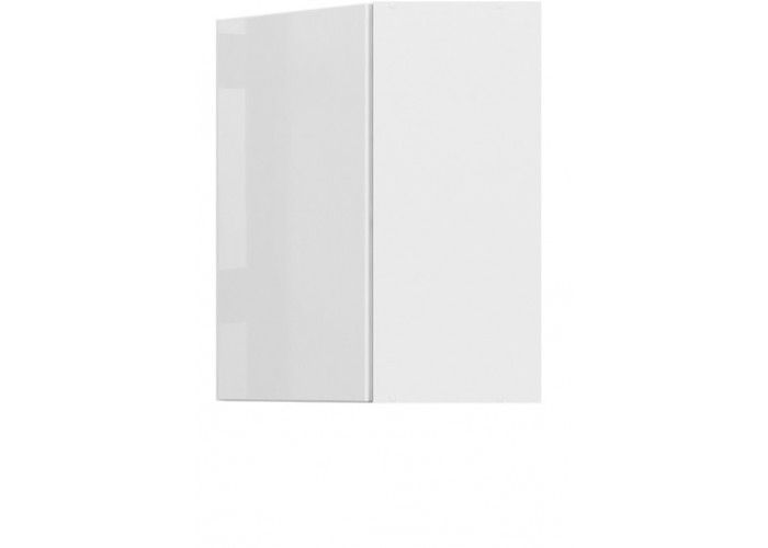 TOP LINE biela GNWU60/72, horná rohová skrinka v šírke 60 x 60 cm