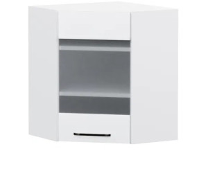 TOP LINE biela GNWU60/72-LVPV, horná rohová skrinka v šírke 60 x 60 cm