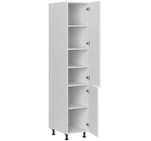 TOP LINE biela D40/207, vysoká skrinka v šírke 40 cm a výške 207 cm