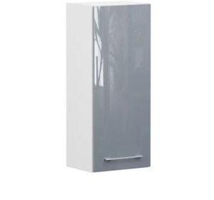 TOP LINE sivý lesk G40/95, horná skrinka v šírke 40 cm a výške 95 cm