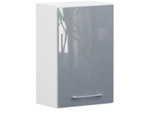 TOP LINE sivý lesk G45/72, horná skrinka v šírke 45 cm