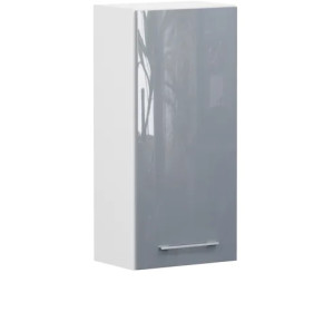 TOP LINE sivý lesk G45/95, horná skrinka v šírke 45 cm a výške 95 cm