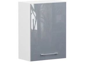 TOP LINE sivý lesk G50/72, horná skrinka v šírke 50 cm