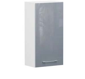 TOP LINE sivý lesk G50/95, horná skrinka v šírke 50 cm a výške 95 cm