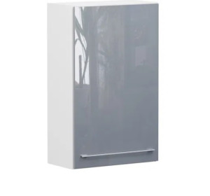 TOP LINE sivý lesk G60/95, horná skrinka v šírke 60 cm a výške 95 cm