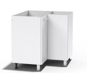 REA ALFA UP KDR90/72, dolná rohová skrinka v rozmere 90x90 cm