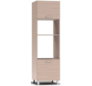 REA ALFA UP KSO60/200, vysoká skriňa na vstavanú rúru a mikrovlnku v šírke 60 cm