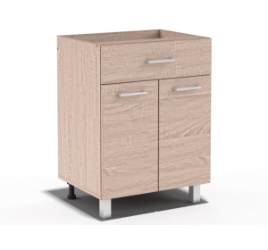 REA ALFA UP KDZO60/72, dolná skrinka so zásuvkou v šírke 60 cm