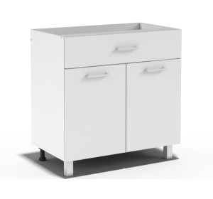 REA ALFA UP KDZO80/72, dolná skrinka so zásuvkou v šírke 80 cm