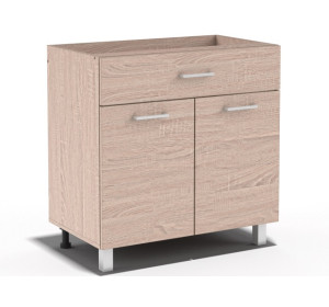 REA ALFA UP KDZO80/72, dolná skrinka so zásuvkou v šírke 80 cm