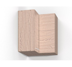 REA ALFA UP KHR60/72, horná rohová skrinka v šírke 60x60 cm a výške 72 cm