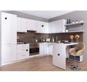 REA ALFA UP KDV30/72, dolná skrinka s CARGO košom v šírke 30 cm