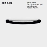úchytka REA 3-192, čierna