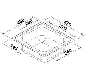 TOP EE 4x4 kuchynsky nerezový drez TOP EE 4x4 kuchynsky nerezový drez