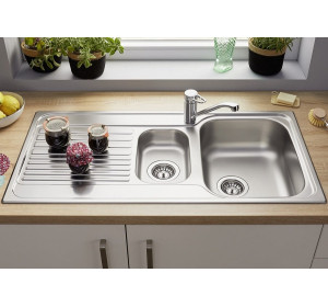 TIPO II 6 S kuchynský nerezový drez