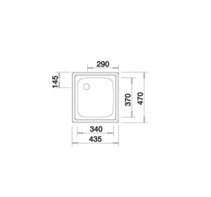 TOP EE 4x4 kuchynsky nerezový drez