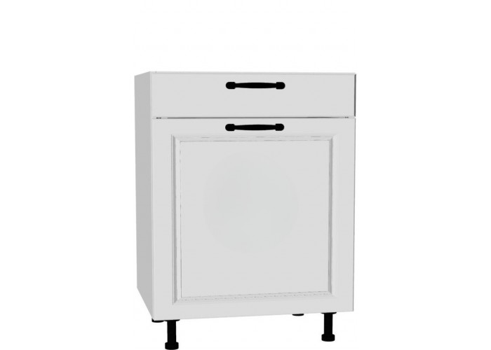 CARMEN biela DSS60.1/1, kuchynská skrinka so šuflíkom v šírke 60 cm