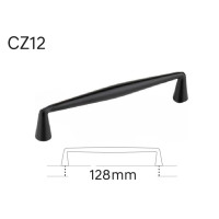 úchytka CZ12, kovová, čierna