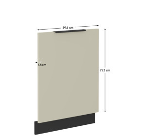 ARAKA kašmír ZM60/72 dvierka na umývačku riadu 60 cm výška 72 cm