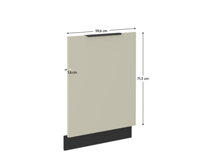 ARAKA kašmír ZM60/72 dvierka na umývačku riadu 60 cm výška 72 cm ARAKA kašmír ZM60/72 dvierka na umývačku riadu 60 cm výška 72 cm