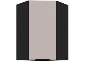 ARAKA kašmír GN60/90-1F horná rohová kuchynská skrinka 60x60 cm a výške 90 cm