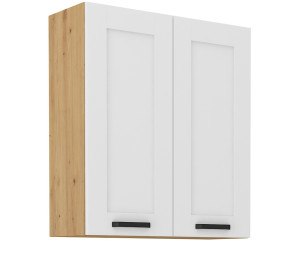 LULA artisan/biela G80/90 horná kuchynská skrinka 80 cm s výškou 90 cm