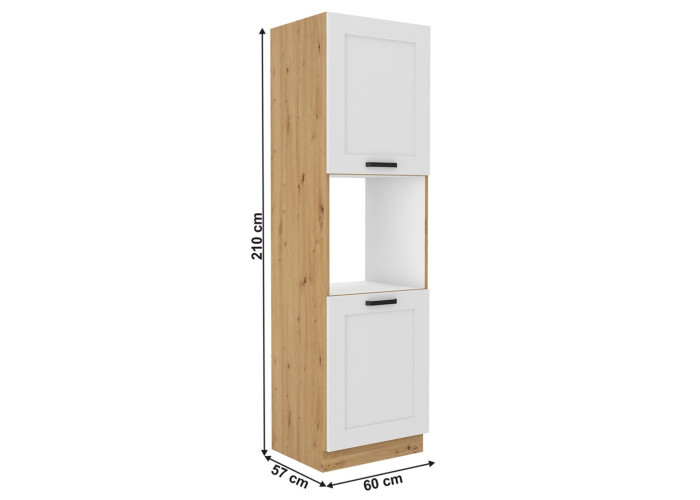 LULA artisan/biela DP60 vysoká kuchynská skriňa na vstavanú rúru 60 cm LULA artisan/biela DP60 vysoká kuchynská skriňa na vstavanú rúru 60 cm