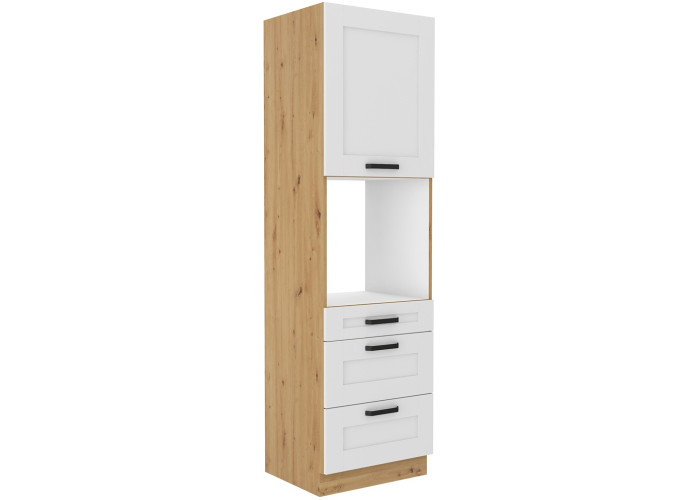 LULA artisan/biela DPS60 vysoká kuchynská skriňa na vstavanú rúru 60 cm LULA artisan/biela DPS60 vysoká kuchynská skriňa na vstavanú rúru 60 cm