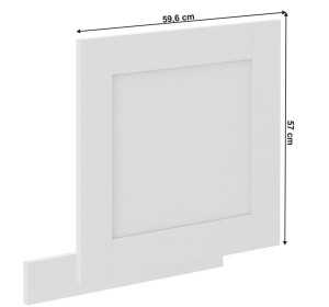 LULA biela ZM60/57 dvierka na umývačku riadu 60 cm výška 57 cm