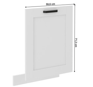 LULA biela ZM60/72 dvierka na umývačku riadu 60 cm výška 72 cm