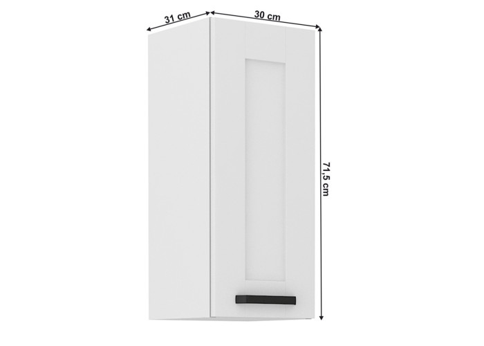 LULA biela G30/72 horná kuchynská skrinka 30 cm
