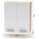 NOVA PLUS NOPL-007-0H dub sonoma/biela, horná skrinka v šírke 60 cm NOVA PLUS NOPL-007-0H dub sonoma/biela, horná skrinka v šírke 60 cm