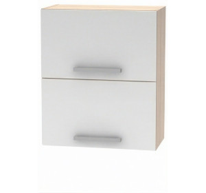NOVA PLUS NOPL-008-VH dub sonoma/biela, horná výklopná skrinka v šírke 60 cm