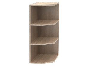 NOVA PLUS NOPL-003-0H dub sonoma, horné rohové ukončenie v šírke 30 cm