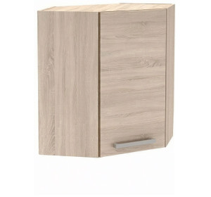 NOVA PLUS NOPL-013-RH dub sonoma, horná rohová skrinka v šírke 60x60 cm