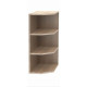 NOVA PLUS NOPL-052-0S dub sonoma, dolné rohové zakončenie v šírke 30 cm NOVA PLUS NOPL-052-0S dub sonoma, dolné rohové zakončenie v šírke 30 cm