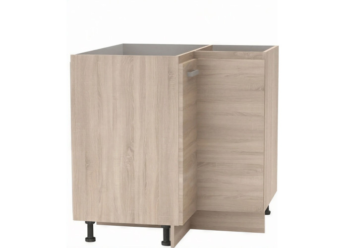 NOVA PLUS NOPL-061-RS dub sonoma, dolná rohová skrinka v šírke 90x90 cm NOVA PLUS NOPL-061-RS dub sonoma, dolná rohová skrinka v šírke 90x90 cm