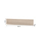 NOVA PLUS NOPL-062-01 dub sonoma, koncový sokel na vysoké skrinky v dĺžke 52,3 cm NOVA PLUS NOPL-062-01 dub sonoma, koncový sokel na vysoké skrinky v dĺžke 52,3 cm
