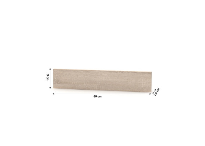 NOVA PLUS NOPL-062-02 dub sonoma, sokel pre umývačku v šírke 60 cm NOVA PLUS NOPL-062-02 dub sonoma, sokel pre umývačku v šírke 60 cm