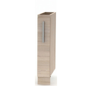 NOVA PLUS NOPL-066-VK dub sonoma, dolná skrinka s výsuvným košom v šírke 15 cm