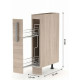 NOVA PLUS NOPL-066-VK dub sonoma, dolná skrinka s výsuvným košom v šírke 15 cm NOVA PLUS NOPL-066-VK dub sonoma, dolná skrinka s výsuvným košom v šírke 15 cm
