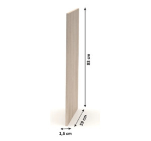 NOVA PLUS NOPL-085-00 dub sonoma, koncová doska v hrúbke 1,6 cm