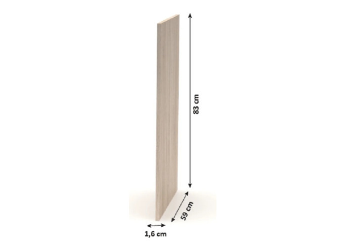NOVA PLUS NOPL-085-00 dub sonoma, koncová doska v hrúbke 1,6 cm NOVA PLUS NOPL-085-00 dub sonoma, koncová doska v hrúbke 1,6 cm
