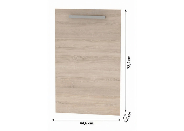 NOVA PLUS NOPL-086-00 dub sonoma, dvierka na umývačku riadu v šírke 44,6 cm a výške 72,2 cm NOVA PLUS NOPL-086-00 dub sonoma, dvierka na umývačku riadu v šírke 44,6 cm a výške 72,2 cm