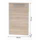 NOVA PLUS NOPL-086-00 dub sonoma, dvierka na umývačku riadu v šírke 44,6 cm a výške 72,2 cm NOVA PLUS NOPL-086-00 dub sonoma, dvierka na umývačku riadu v šírke 44,6 cm a výške 72,2 cm