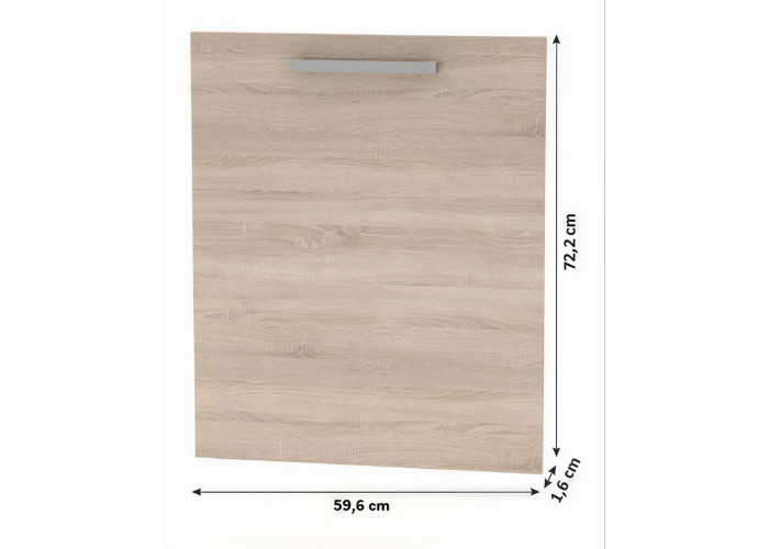 NOVA PLUS NOPL-088-00 dub sonoma, dvierka na umývačku riadu v šírke 59,6 cm a výške 72,2 cm NOVA PLUS NOPL-088-00 dub sonoma, dvierka na umývačku riadu v šírke 59,6 cm a výške 72,2 cm